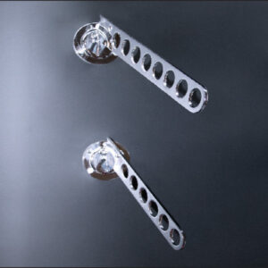 هنگر زاويه متغير داخل کمد لباس ۸ سوراخ رنگ کروم سایز ۳۶فانتونی کد J151