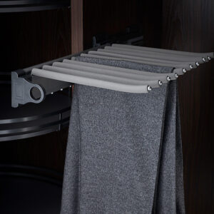 رک جای شلوار دیواری فرنچ استایل یک طرفه رنگ طوسی فانتونی کد J941