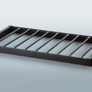 جای شلوار ریلی داخل کمد لباس قابل رگلاژ آرام بند رنگ موکا سایز 60