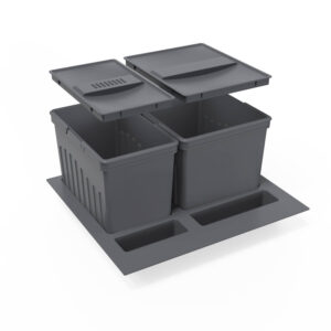 سطل ریل از کف آرام بند Style Free حجم 70 لیتر ملونی کد 9028