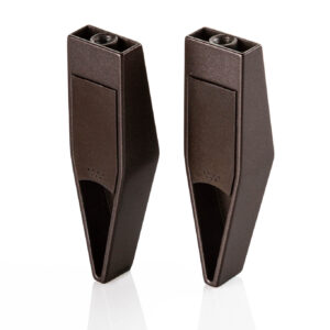 پایه نگهدارنده سقفی و دیواری انتها و وسط رگال رنگ موکا