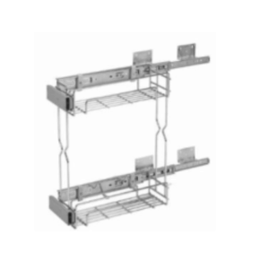 سبد مواد شوینده پهلو تاندم چپ- سلین 3 دو طبقه کد A456(L) آدلان