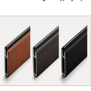 رگال نگهدارنده البسه داخل کمد لباس چرمی به همراه ضربه گیر 3M کد 7118