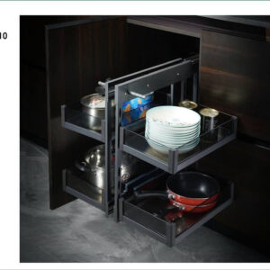 مجیک کرنر دو طبقه کامفورت کریستال 450mm کد D110