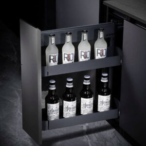 سوپر جا بطری زیر صفحه اسلیم دو طبقه متصل به بدنه یونیت عرض 200mm کد F520