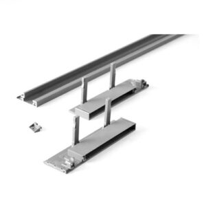 لوازم اینر ریل اسلیم با براکت شیشه جلو و ارتفاع 193mm