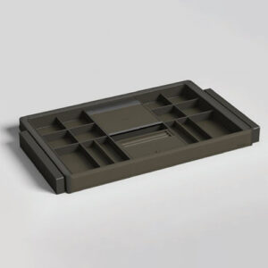 جای اکسسوری چرمی ریلی دارای آرامبند ملونی WS4172S