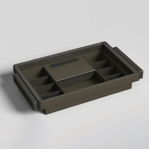 کشوی نظم دهنده چرمی ریلی دارای آرام بند ملونی WS4175S