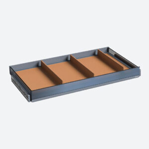 جا کفشی چرمی ریلی داخل کمد لباس بدنـه LED ملونی WS4160.TBU