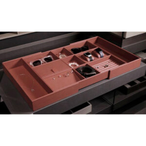 باکس چرمی مشبک کامپکت با قابلیت تغییر سایز فرنچ استایل فانتونی j930