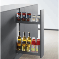 سوپر جا بطری ریلی اسلیم شیشه کوتاه و بند زیر صفحه 50 سانتی متر برند DTC