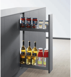 سوپر جا بطری ریلی اسلیم شیشه کوتاه و بند زیر صفحه 50 سانتی متر برند DTC