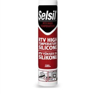 چسب سیلیکون همه کاره سلسیل طوسی و قهوه‌ای