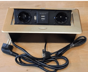 پریز مستطیل طالیی