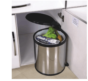 .سطل زباله گرد 14 لیتر