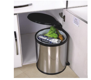 satlgerd .سطل زباله گرد 14 لیتر